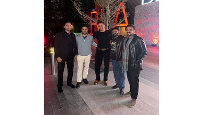 (From left to right): Nishant Pitti, Founder & Chairman, EaseMyTrip; Pearl Kapur,
Founder, Kyvex; and Bollywood actor & Entrepreneur Rajat Bedi, who has joined Kyvex
as Business Development Lead for India and Brand Ambassador (Photo/Kyvex)
