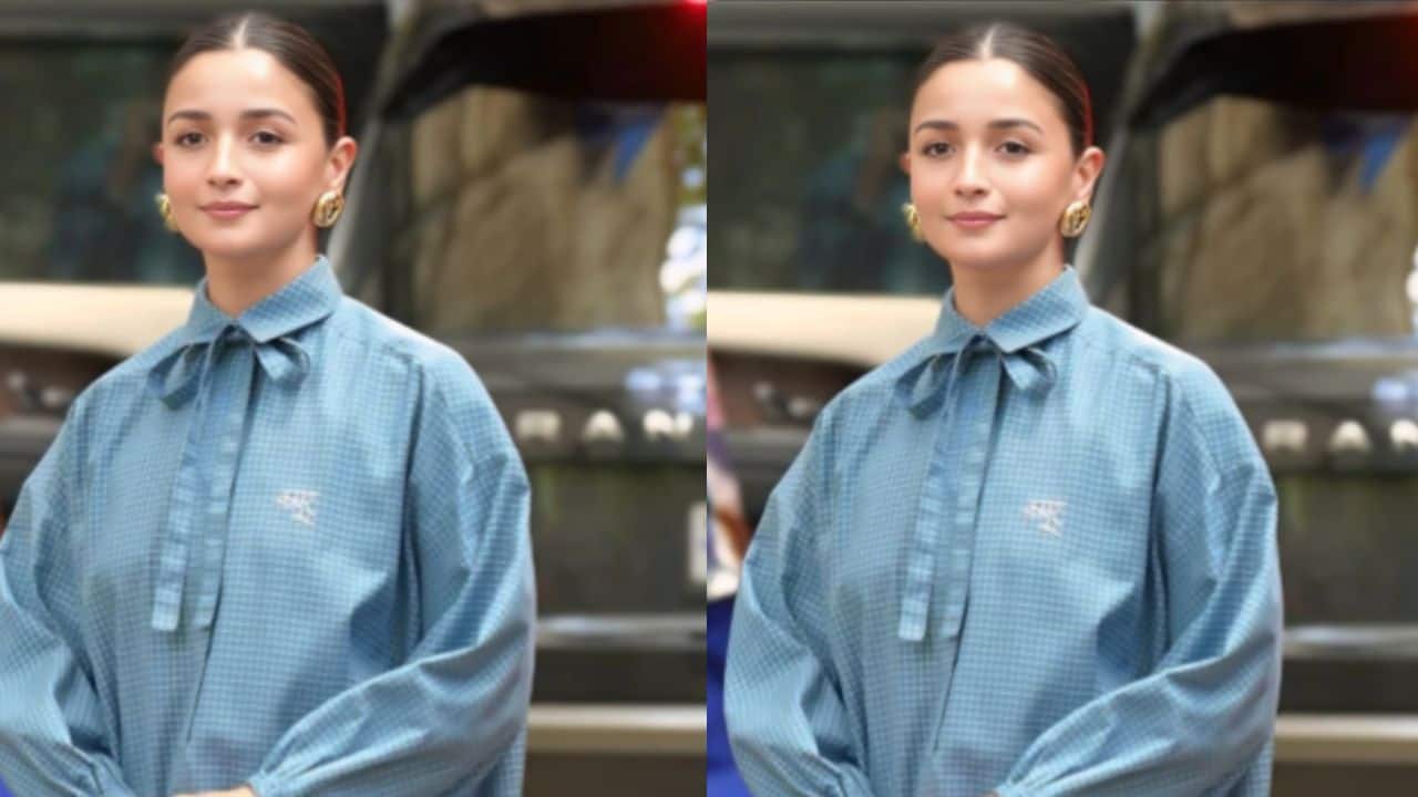Alia Bhatt flaunts ‘Kapoor’ embroidery on her shirt in a stylish city outing