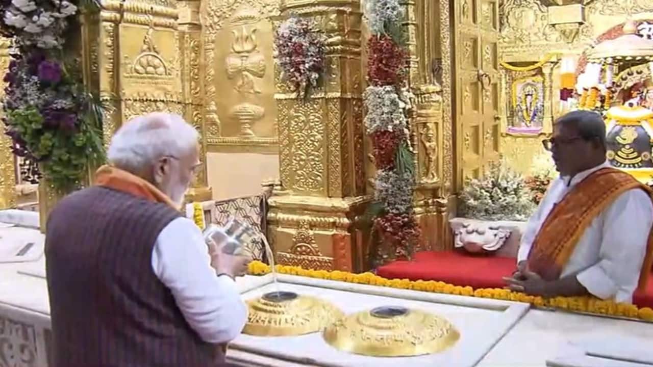 PM Modi offers prayers at Somnath, says temple is a ‘proud symbol of our civilisational courage’