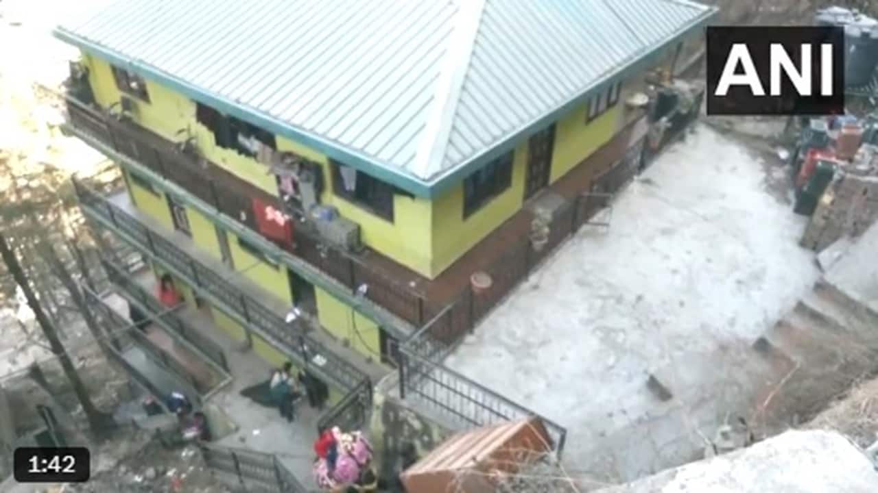 Shimla: Cracks appear in homes due to tunnel work; 15 families evacuated in 1°C night chill