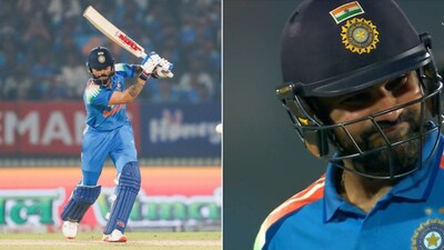Virat Kohli misses out on century in first Vadodara game. (Photo: X/JioHotstar)
