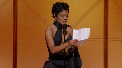 Teyana Taylor won her first Golden Globes