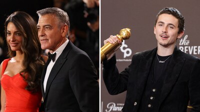 George Clooney, Timothee Chalamet at Golden Globe 2026 (Photo: Reuters) 