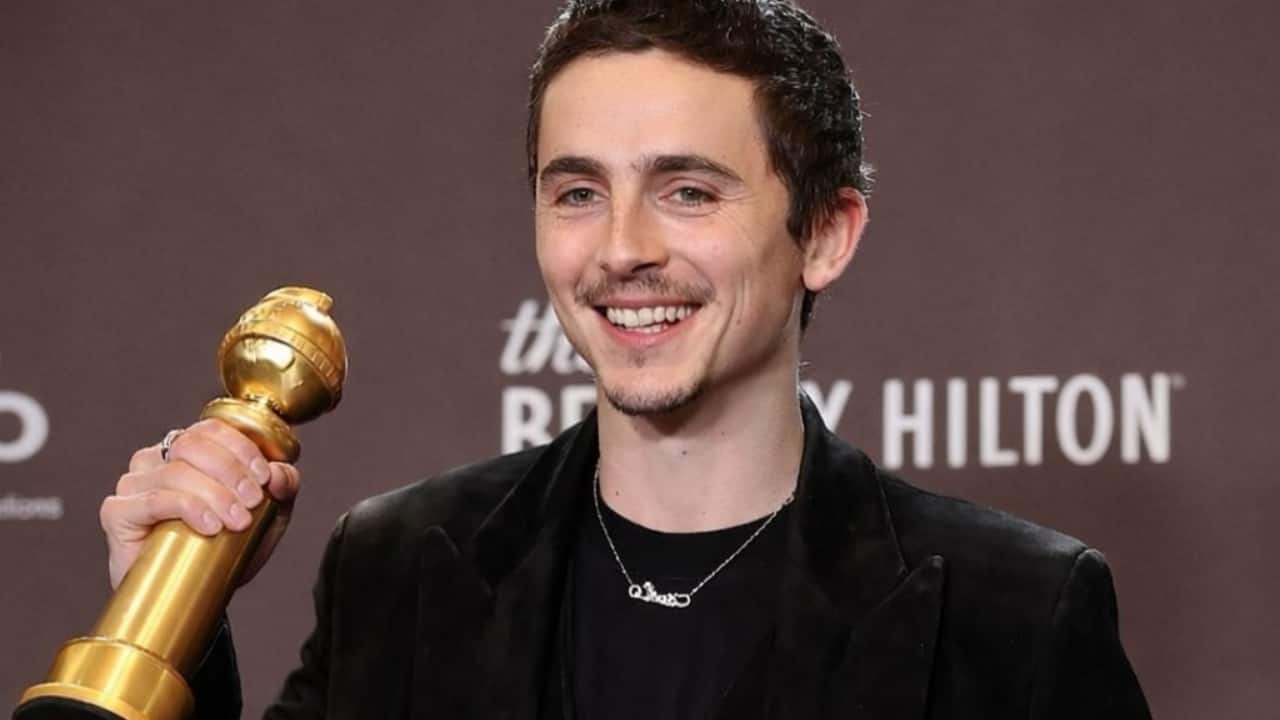 Timothée Chalamet makes Golden Globes history as youngest Best Actor winner