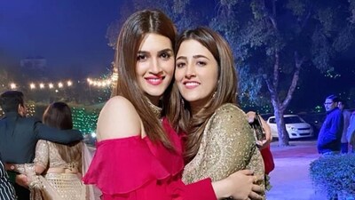 Kriti Sanon with sister Nupur Sanon (Picture Credit: X)