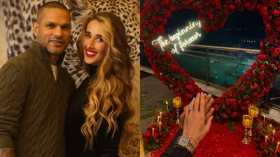 Shikhar Dhawan announces engagement with Irish girlfriend Sophie Shine