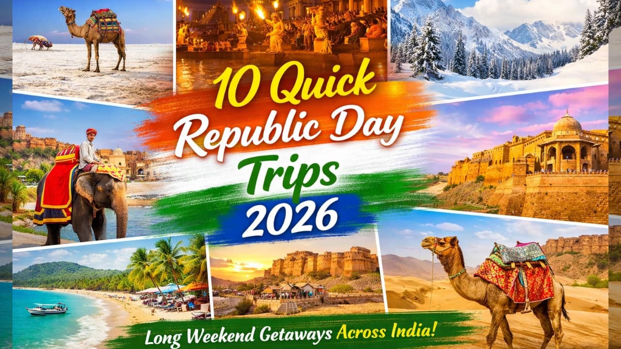 Republic Day 2026 long weekend: 10 quick trips you can take without taking leave