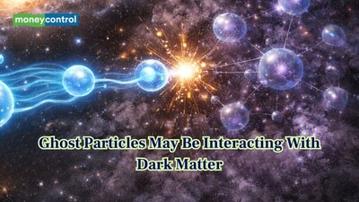 Scientists suggest that dark matter is maybe colliding with ghost particle. (Image: Canva)