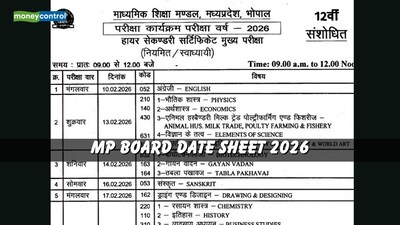 MP Board Date Sheet 2026