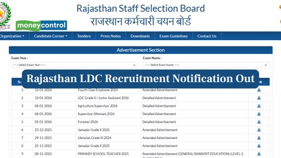 राजस्थान LDC भर्ती 2026: 10,644 पदों की घोषणा, 15 जनवरी से करें आवेदन.