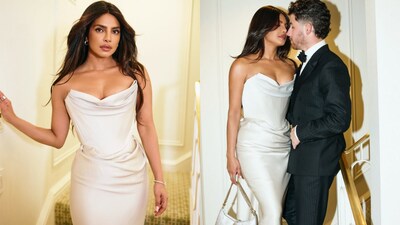 Priyanka Chopra dazzles in a strapless Ivory gown at Golden Globes after-party, shares pics with Nick Jonas