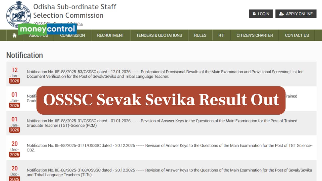 OSSSC Sevak Sevika Result 2026 Out, Check List of Shortlisted Candidates Here