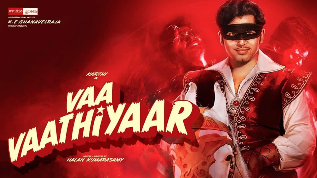 Karthi’s Vaa Vaathiyaar sneak peek drops, makers lock January 14 Pongal release