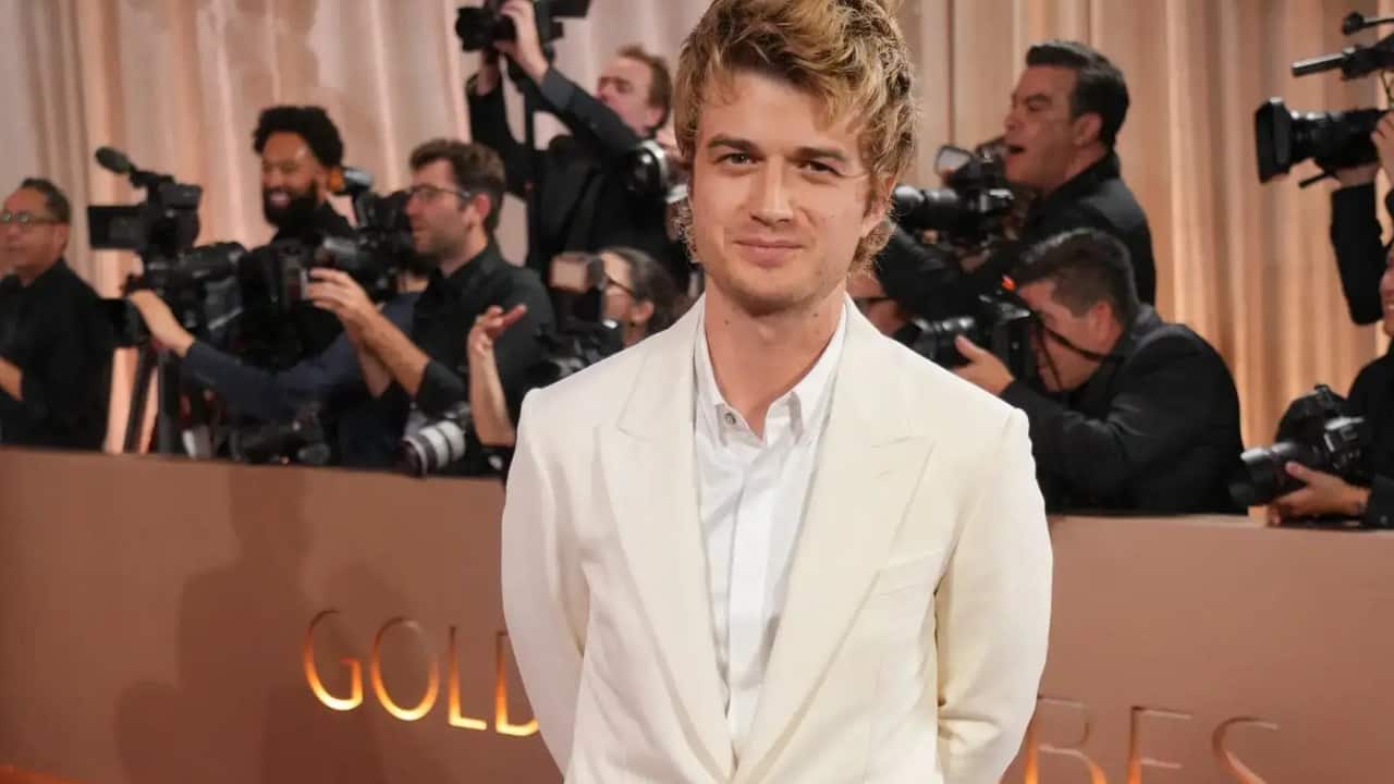 Joe Keery crowned the internet’s latest ‘McDreamy’ after striking look at the Golden Globes 2026