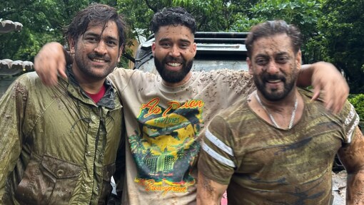 Salman Khan, MS Dhoni and AP Dhillon get muddy during off-road adventure at Panvel farmhouse - See pic