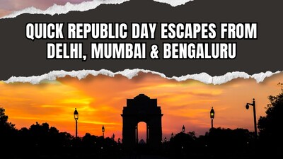 From hill towns to heritage cities, these destinations are ideal for a quick Republic Day long weekend escape from India’s biggest metros.