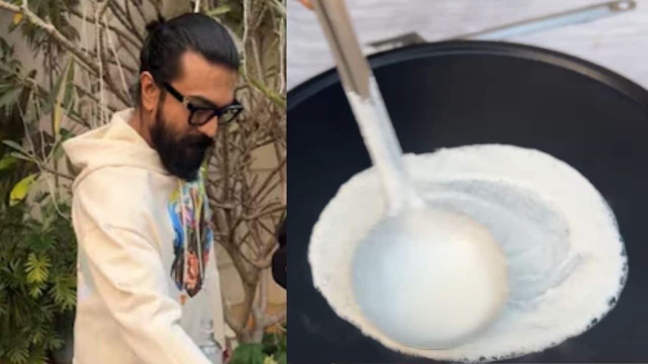 Ram Charan makes dosas as Konidela family celebrate Bhogi together, watch here