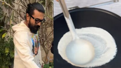 Ram Charan makes Dosa