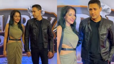 Imran Khan and Lekha at Happy Patel premiere