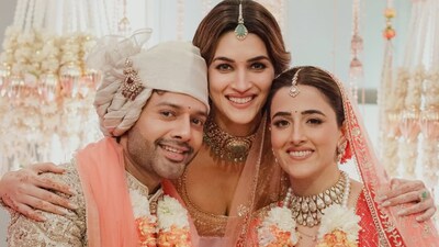 Nupur Sanon reacts to Kriti Sanon post