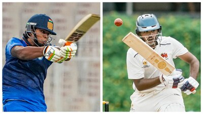 Vaibhav Suryavanshi (L) and Ayush Mhatre (Courtesy: PTI)