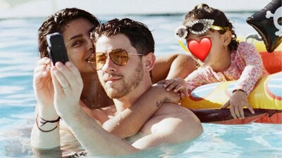 Priyanka Chopra and Nick Jonas enjoy a family vacation
