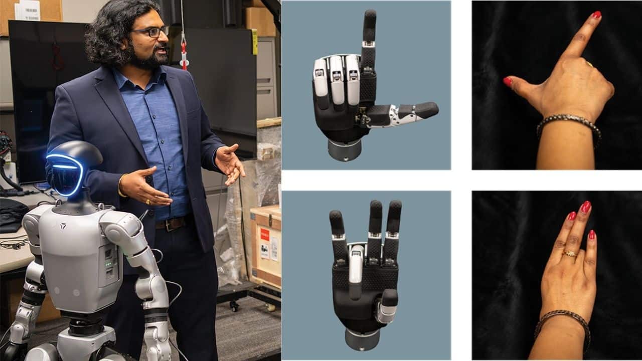 Ramana Vinjamuri, lead author and UMBC professor, analysed 30 natural hand grasps. (Image: UMBC)