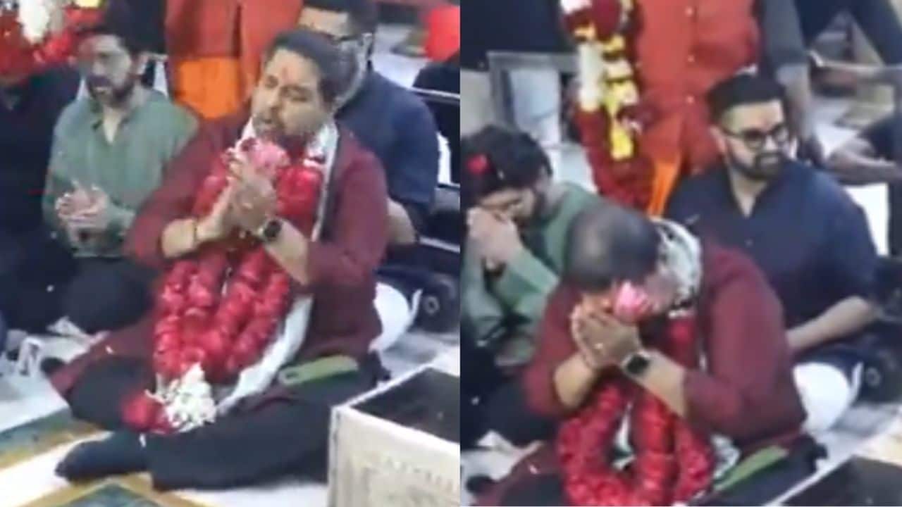 Shankar Mahadevan sings bhajan with sons at Shree Mahakaleshwar Temple in Ujjain, watch here