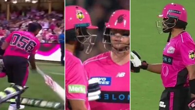 Steve Smith denied a single to Babar Azam so he can keep strike for the Power Surge. (Photo: X)