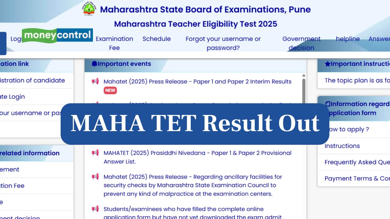 MAHA TET Result 2025 Released at mahatet.in, Link to Download Here