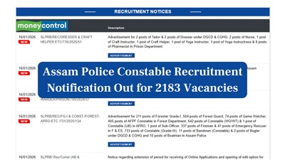 SLPRB Assam Police Recruitment 2026: 2183 Vacancies Announced, Apply from Jan 22