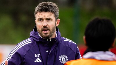Michael Carrick is the new man in charge for Manchester United. (Photo: X)