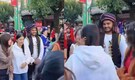 Indian man turns ‘celebrity’ during rural festival in China, locals line up to get clicked with him. Watch