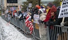 Anti-ICE demonstrators outnumber backers in Minneapolis protest