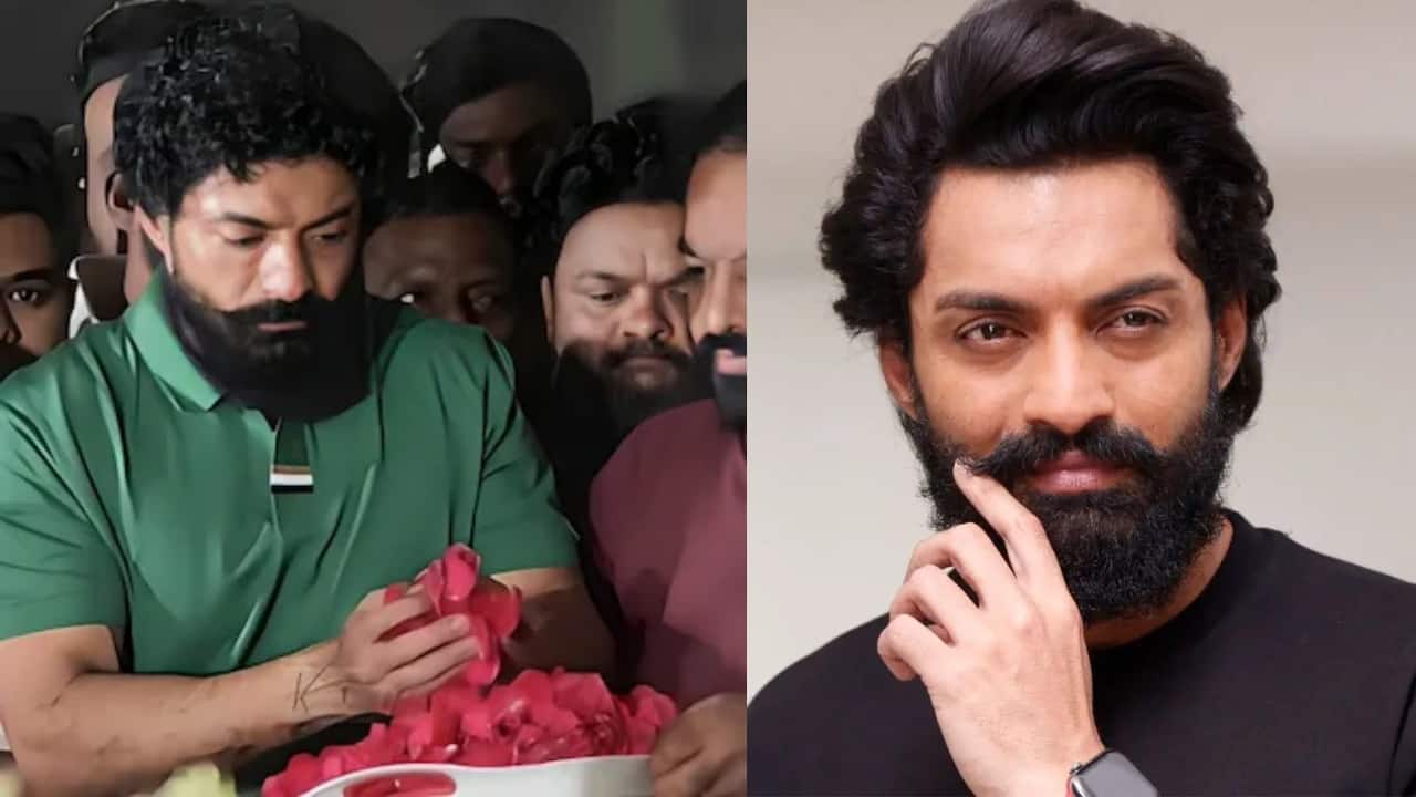 Kalyan Ram faces a heavy crowd while paying tribute to grandfather, NTR in Hyderabad, watch