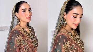 Ex-Pakistan PM Nawaz Sharif’s granddaughter-in-law wears Sabyasachi for her mehendi. Netizens react