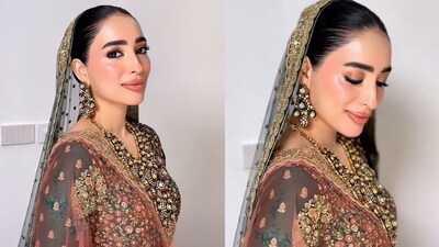 Nawaz Sharif’s granddaughter-in-law wears Indian designers for wedding. (Image: saad.samie/Instagram)
