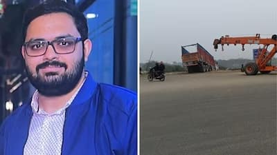 Trapped on his car roof, Noida techie drowns after SUV plunges into 70-foot-deep pit