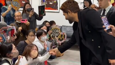 Allu Arjun was in Japan with family