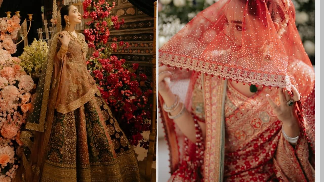 Former Pakistan PM Nawaz Sharif's grandson's bride stuns in Sabyasachi, Tarun Tahiliani's creations; see pics