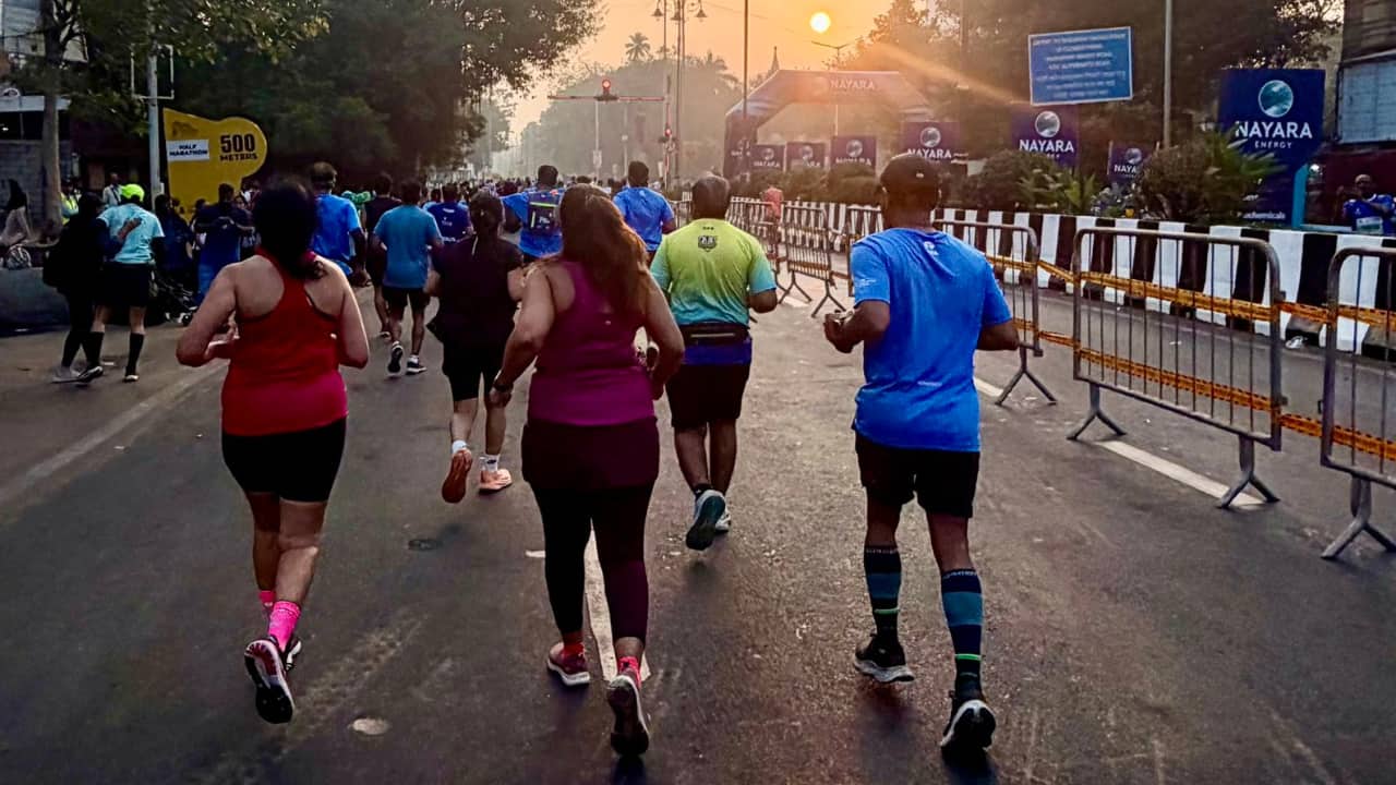 Tata Mumbai marathon brings out the best in participative sport and showcases India
