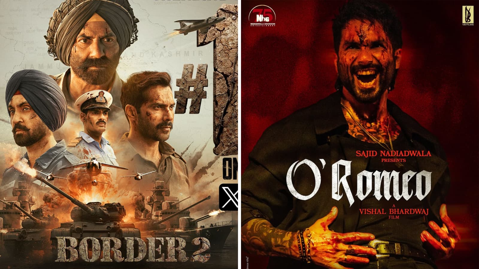 Border 2 to O' Romeo: Much awaited OTT and theatrical releases to watch out for in January - February 2026