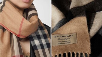 How to tell a real Burberry scarf from a fake: 5 expert tips to spot dupes