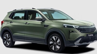 The front of the Skoda Kushaq facelift has been redesigned.
