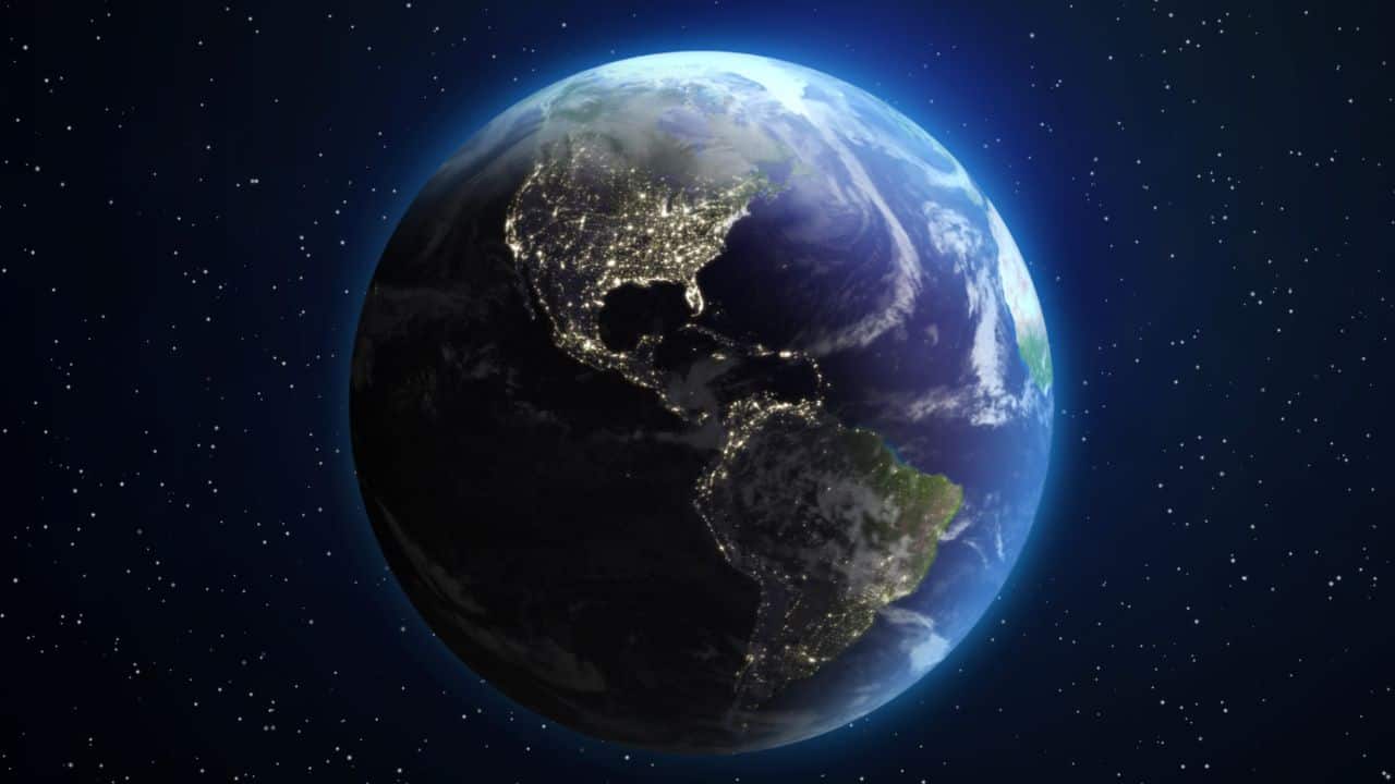 What is below Earth when every direction leads into space?