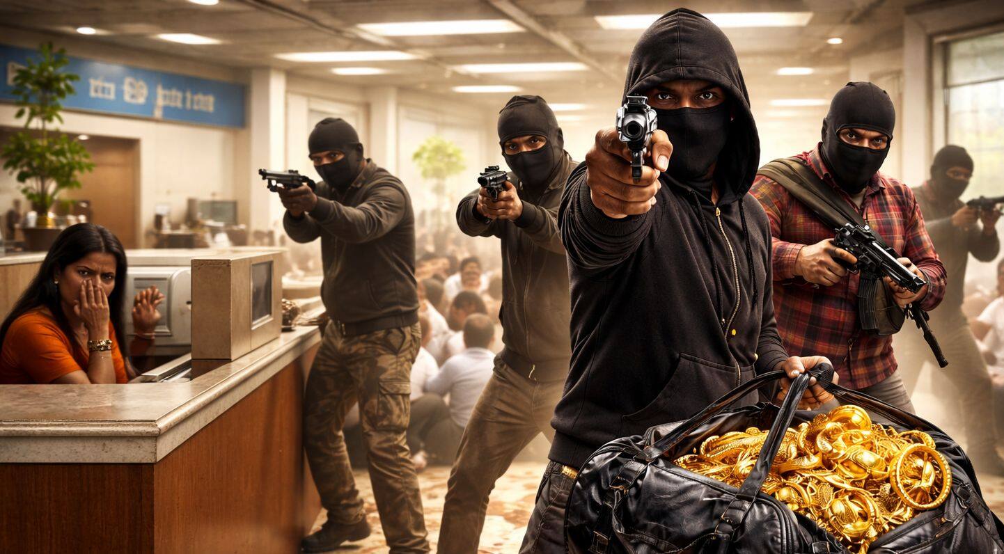 Rs 5 cr gold looted from Odisha bank: Robbers had a cakewalk with no security guard on duty