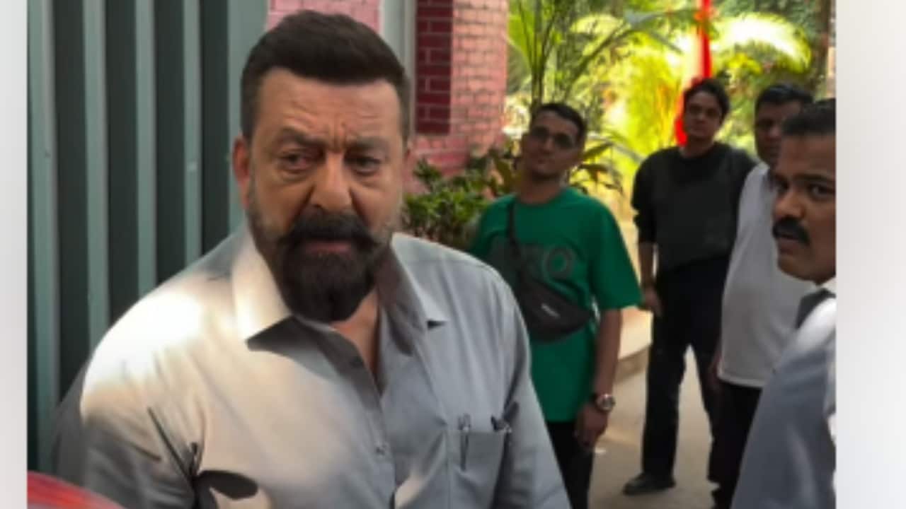 Sanjay Dutt asks paps not to disturb him after they ask him to pose amid a shoot, watch video