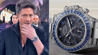 Shah Rukh Khan wears an ultra-rare Rolex Daytona Blue Sapphire watch worth over Rs 13 crore at Joy Awards