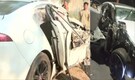 Noida Jaguar crash: Teen girl killed, 3 injured during high-speed overtaking on elevated road