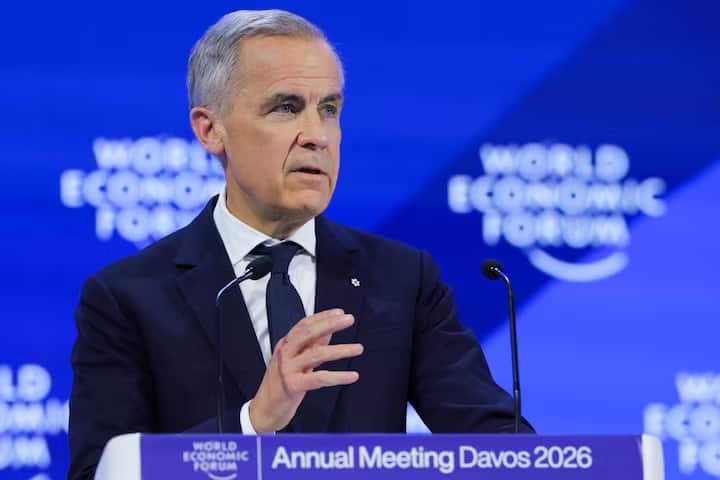 Mark Carney's party sees jump in popularity after his viral Davos speech